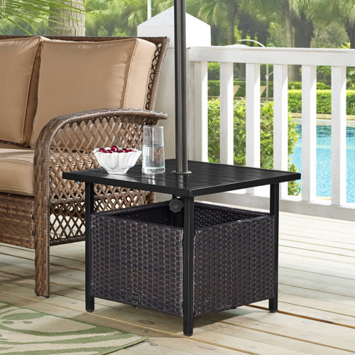 Umbrella Hole Patio Tables You'll Love | Wayfair
